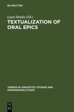 Textualization of Oral Epics - Honko, Lauri (ed.)
