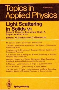 Recent Results, Including Tc-Superconductivity / Light Scattering in Solids 6