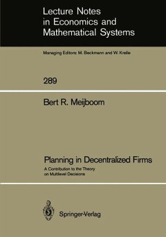 Planning in Decentralized Firms - Meijboom, Bert R.