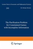 The Purification Problem for Constrained Games with Incomplete Information