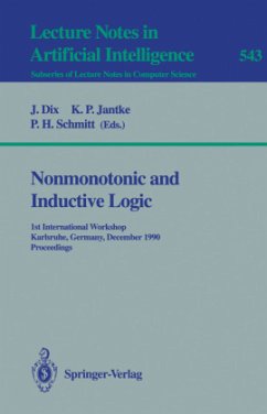 Nonmonotonic and Inductive Logic - Dix, Jürgen / Jantke, Klaus P. / Schmitt, Peter H. (eds.)