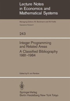 Integer Programming and Related Areas