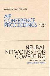 Cover Neural Networks for Computing: Snowbird, UT 1986