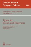 Types for Proofs and Programs