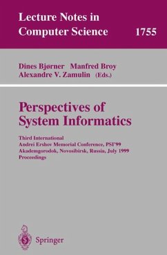 Perspectives of System Informatics - Bjorner, Dines / Broy, Manfred / Zamulin, Alexandre V. (eds.)