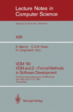 VDM '90. VDM and Z - Formal Methods in Software Development