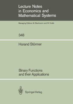 Binary Functions and their Applications - Störmer, Horand