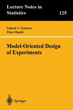 Model-Oriented Design of Experiments - Fedorov, Valery; Hackl, Peter