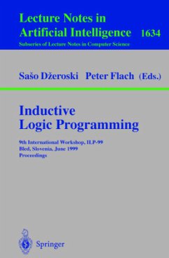 Inductive Logic Programming - Dzeroski, Saso / Flach, Peter A. (eds.)