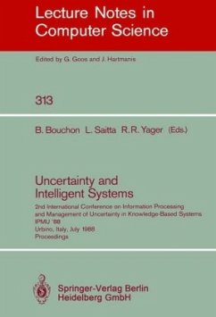 Uncertainty and Intelligent Systems - Bouchon, Bernadette / Saitta, Lorenza / Yager, Ronald R. (eds.)
