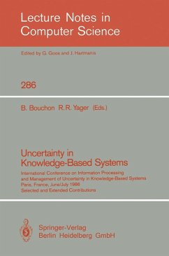 Uncertainty in Knowledge-Based Systems - Bouchon, Bernadette / Yager, Ronald R. (eds.)