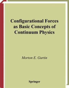 Configurational Forces as Basic Concepts of Continuum Physics - Gurtin, Marton E.