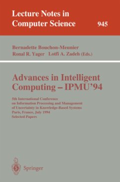 Advances in Intelligent Computing - IPMU '94 - Bouchon-Meunier