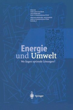 Energie und Umwelt - Union der deutschen Akademien der Wissenschaften / Heidelberger Akademie der Wissenschaften (Hgg.)