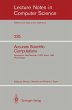 Accurate Scientific Computations - Bild 1