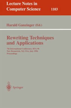 Rewriting Techniques and Applications - Ganzinger