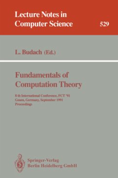 Fundamentals of Computation Theory - Budach, Lothar (ed.)