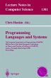 Programming Languages and Systems - Bild 1