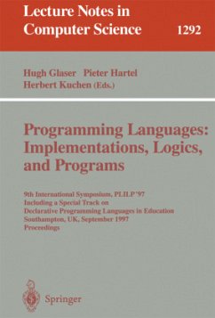 Programming Languages: Implementations, Logics, and Programs - Glaser