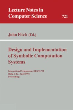 Design and Implementation of Symbolic Computation Systems - Fitch