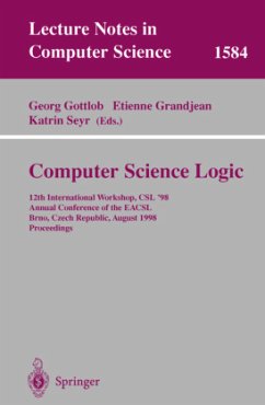 Computer Science Logic - Gottlob, Georg / Grandjean, Etienne / Seyr, Katrin (eds.)