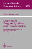 Logic-Based Program Synthesis and Transformation