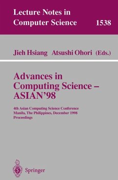 Cover Advances in Computing Science - ASIAN'98