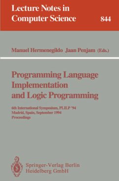 Programming Language Implementation and Logic Programming - Hermenegildo