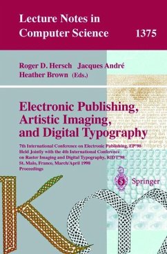 Electronic Publishing, Artistic Imaging, and Digital Typography - Hersch