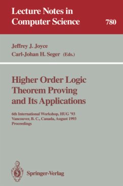 Higher Order Logic Theorem Proving and Its Applications - Joyce