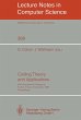 Coding Theory and Applications - Bild 1