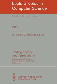 Coding Theory and Applications - Cohen