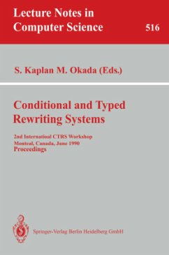 Conditional and Typed Rewriting Systems - Kaplan, Stephane / Okada, Mitsuhiro (eds.)