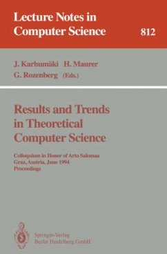 Results and Trends in Theoretical Computer Science - Karhumäki