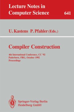 Compiler Construction - Kastens, Uwe / Pfahler, Peter (eds.)