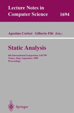 Static Analysis - Cortesi, Agostino / File, Gilberto (eds.)