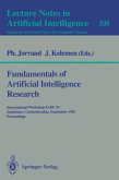 Fundamentals of Artificial Intelligence Research