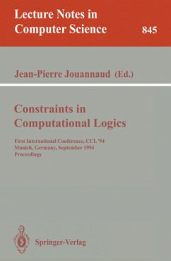 Constraints in Computational Logics - Jouannaud