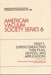High-Tc Superconducting Thin Films. Avs Series 6 - Margaritondo (ed.)