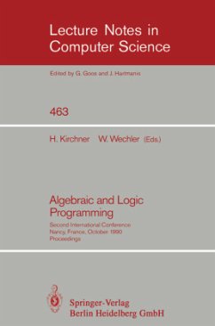 Algebraic and Logic Programming - Kirchner