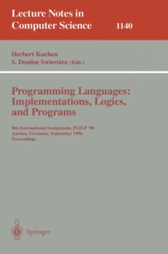 Programming Languages: Implementations, Logics, and Programs - Kuchen