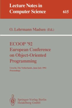 ECOOP '92. European Conference on Object-Oriented Programming - Lehrmann Madsen, Ole (ed.)