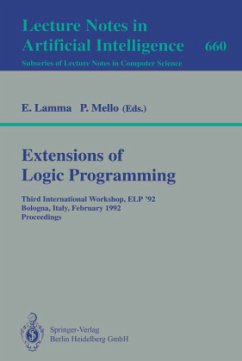 Extensions of Logic Programming - Lamma, Evelina / Mello, Paola (eds.)