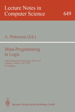 Meta-Programming in Logic - Pettorossi, Alberto (ed.)