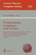 Programming Languages and Systems - Bild 1