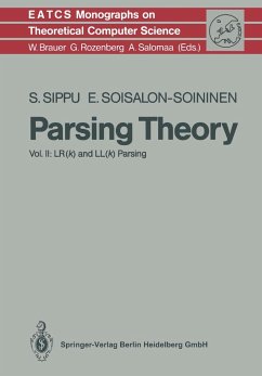 Parsing Theory - Sippu, Seppo;Soisalon-Soininen, Eljas