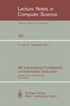 9th International Conference on Automated Deduction - Lusk, Ewing / Overbeek, Ross (eds.)