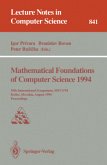 Mathematical Foundations of Computer Science 1994