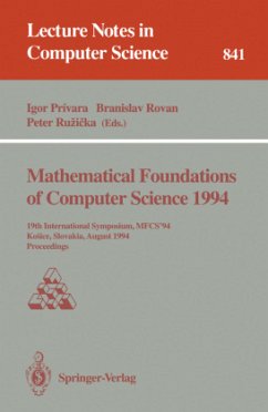 Mathematical Foundations of Computer Science 1994 - Privara