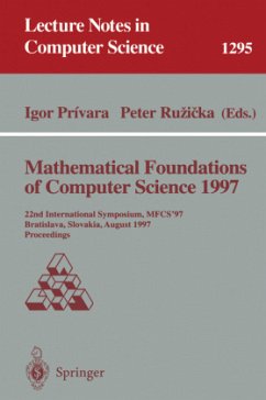 Mathematical Foundations of Computer Science 1997 - Privara
